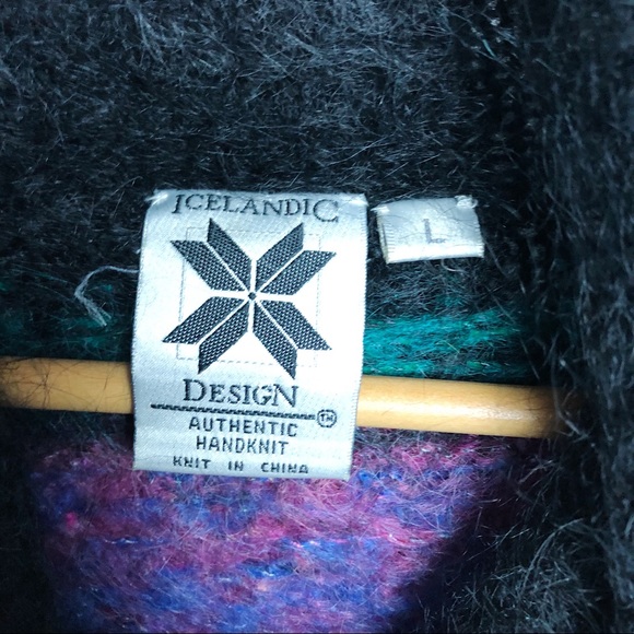 Vintage Icelandic Design handknit sweater. - Picture 4 of 6